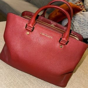 *LIKE NEW* Michael Kors Satchel bag - Brick colored (carried once)